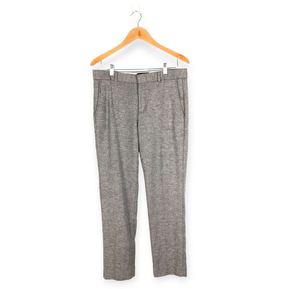 Banana Republic Nova Fides Straight Leg Ryan Pant in Gray Brown Combo Size 10
